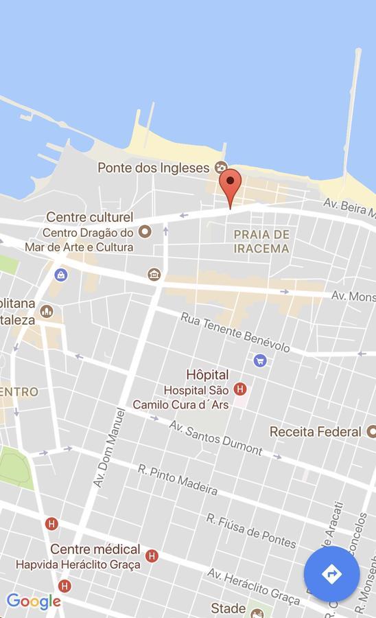 Apartamento Praia De Iracema Vista Para O Mar 18 Andar Fortaleza  Kültér fotó